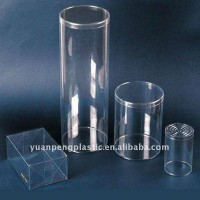 Transparent pet pvc plastic cylinder tubes