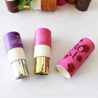 WHOLESALE screen printing mini cardboard paper lipstick tubes