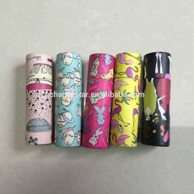 Recyclable Feature paper package lipstick tube casing