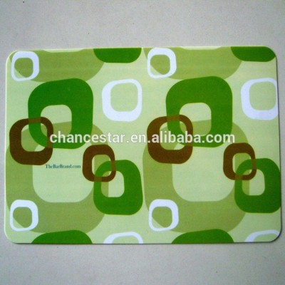 custom natural color printing vinyl restaurant placemats for dinning table