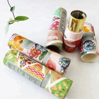 custom hand made cosmetic packaging paper lipstick tube