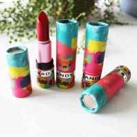 Custom printed personal care paper make up airless lipstick tube